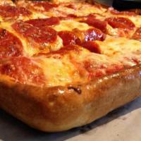 Sicilian · Thick crust rectangle pizza, 12