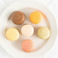 Assorted Collection Set 15 · Collection of 15 Macarons -  Flavors - Lemon Berry, Fruity Cereal, Chocolate, Pistachio