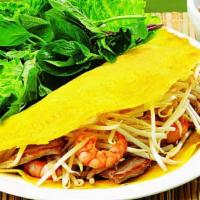 #14. Banh Xeo Thanhvi  · Mini crepe. Slice pork, onions, bean sprouts served with lettuce and mint.
