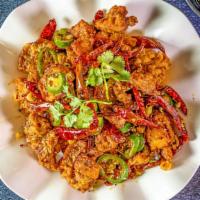 Chong Qing Spicy Chicken · Bone In  Chicken Leg Meat.