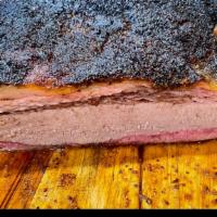 Texas Style Brisket 1/2 Lb. · Smoked low for a minimum of 14 hours! Mixture of lean and moist (fatty) meat. Check out our ...