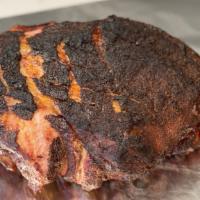 Texas Style Pulled Pork 1/2 Lb. · Smoked low and slow like all our meats, this Texas tradition is bursting with flavor!