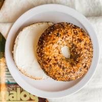 Bagel · A toasty bagel from Blazin Bagels with optional toppings