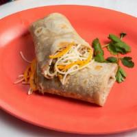 Bean & Cheese Burrito · Refried beans and cheese rolled up in a warm flour tortilla