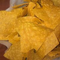 Side Chips Lg · Daily home-made crispy corn chips. Every order comes with 1 bag, please add here if you woul...