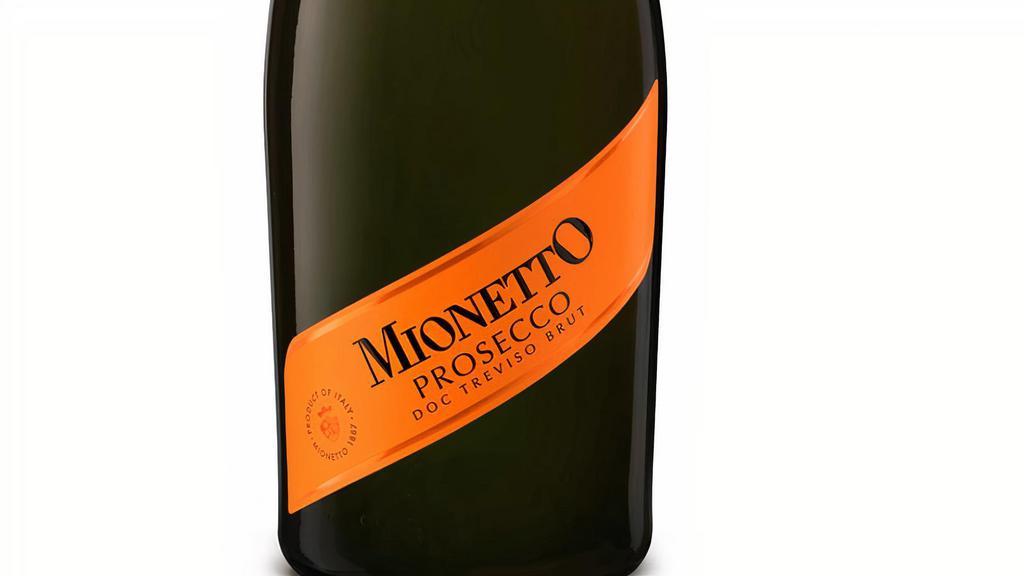 Mionetto Prosecco Brut Split · If you require special modifiers or want your order to be more accurate please provide your phone number on notes so we can get a hold of you easily, instead of having to call doordash.