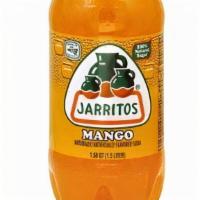 Jarritos 1.5 Liter Mango · 1.5 Liter Bottle of Mango Jarritos Enough for 3-4 people.
