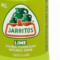 Jarritos Lime 1.5 Liter · Jarritos for the whole family. 1.5 Liter of Lime  Jarritos enough for 3-4 people.