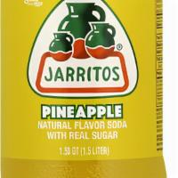 Jarritos Pineapple 1.5 Liter · Jarritos for the whole family. PIneapple Flavor enough for 3-4 people