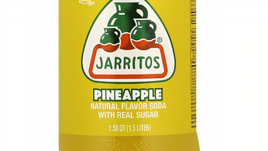 Jarritos Pineapple 1.5 Liter · Jarritos for the whole family. PIneapple Flavor enough for 3-4 people