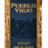 Pueblo Viejo Azul Anejo 750Mml  · Pueblo Viejo Añejo is an elegant tequila matured for upwards of 18 months in charred, Americ...
