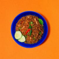 Spicy Fried Rice · Your choice of protein with fried rice.
