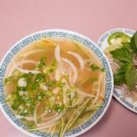 Thanh Vị Delight Phở · Fresh thin stringy veggie noodle used in place of rice noodle served with fried tofu in soup...