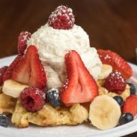 Sugarhouse · Vanilla bean ice cream, banana, raspberries, blueberries, strawberries.