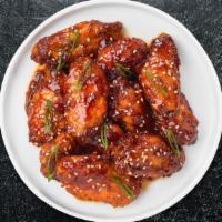 Teriyaki Times Wings · Breaded or naked fresh chicken wings, fried until golden brown, and tossed in teriyaki sauce...