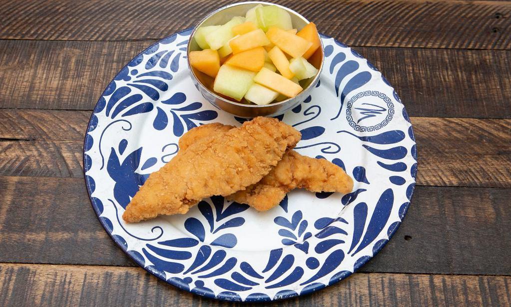 Kids Chicken Tenders · For all our amigos 12 and under. Comes with one side