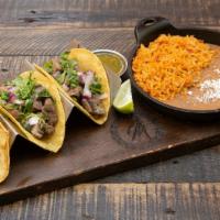 Authentic Mexico City Taco Bar · Minimum order for 10 guests, 30 tacos.. Barbacoa shredded beef, pork carnitas or grilled chi...