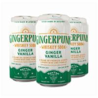 4Pk Gingerpunk Whiskey Ginger · A blend of premium spirits, ginger beer and vanilla.