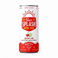 12Oz Can Sunsplash Cherry Lime Vodka Soda · SunSplash not only tastes great, it’s distilled right here in Arizona. Make a splash at your...