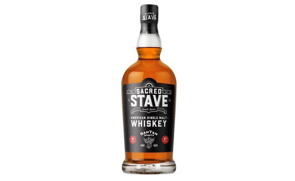 750Ml Sacred Stave Single Malt Whiskey · Artisan pot distilled. Aged in oak and finished in hand-selected wine barrels.