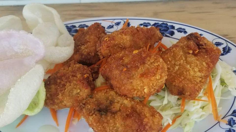 Crispy Fried Shrimps · Thai seasoning spice battered deep fried until golden brown.