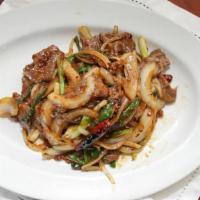 Mongolian Beef · Spicy dish.
