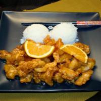 C7 Orange Chicken Or Shrimp · 