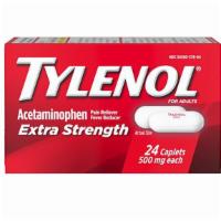 Tylenol Extra Strength · 24 500mg Caplets.