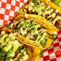 Taco · ****PRICE IS FOR (1) INDIVIDUAL TACO. NOT (4) AS SHOWN IN PHOTO****
Your choice of corn or f...