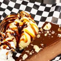 Nutella Cheesecake · Nutella Cheesecake slice with a side of whiped cream, and scoop of ice cream! This cheesecak...