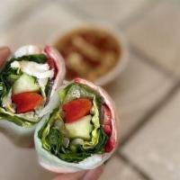Bbq Pork & Shrimp Salad Rolls · 2 rolls per order