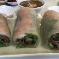 Bbq Pork Salad Rolls · 2 rolls per order