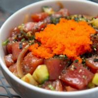 One Pound Poke · Choice of 6 proteins, mix-ins, sauce, and select toppings.