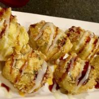 3 Special Deep Fried Rolls With Cream Cheese  · One deep fried roll with crab and cream cheese. One deep fried roll with spicy crab and crea...