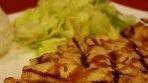 Chicken Breast · Served with rice and salad.