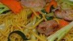 Chicken Yakisoba · Stir fry of vegetable medley of carrot, broccoli, green onion, onion, mung bean, cabbage, ch...