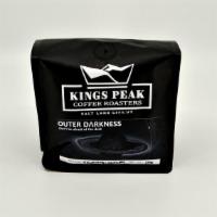 Kings Peak Coffee Beans Outer Darkness Blend 12Oz · Don’t be afraid of the dark. The origins change but the rich dark roast does not. It will be...