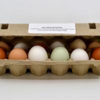 Clifford Farm Eggs 1 Dozen · Local eggs from gallivanting pasture-raised chickens.