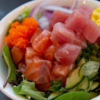 Regular Poke Bowl · Build your own poke bowl with your choice of base, protein, mix-ins, spicyness, toppings, an...