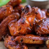 Buffalo Bills Hot Wings · Buffalo style wings with your choice of mild or Hot