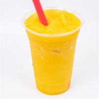 Mango Ginger · Mango, Peaches, Orange Juice, Sugarcane Juice, Ginger, Ice & your choice of Turbinado sugar,...