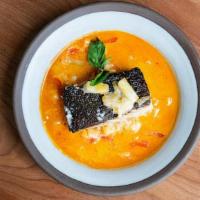 Black Cod Curry · seared black cod, red curry, pineapple, basil GF