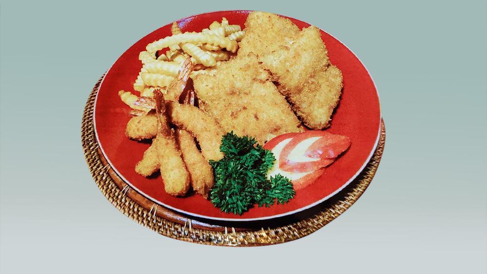 Seafood Combo · Choose two seafood items
comes with fries and tartar sauce