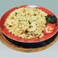 Monster Fried Rice · Combination of chicken, beef, and shrimp.