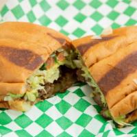 Tortas · Served with lettuce and guacamole with your choice of chicken, beef, chorizo carne asada or ...