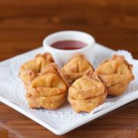 Cream Cheese Puffs · Seasoned cream cheese wrapped in thin pastry and fried to perfection, served with plum dippi...