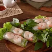 Fresh Spring Rolls · Two pieces. Vietnamese ham, lettuce, rice vermicelli, bean sprouts, wrapped with rice papers...