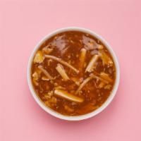 Hot And Sour Soup (Large) · Szechuan classic chicken broth with tofu and egg.