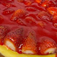 Strawberry Cheesecake · We take our signature Cheesecake and add some Strawberry Sauce then top it off with fresh St...