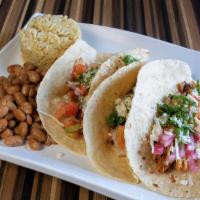 Flour Taco · One of our delicious meats on our flour tortilla with your choice of fresh veggies. Excludes...